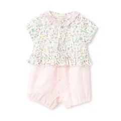 センスオブワンダーtheo花柄ロンパース 70㎝