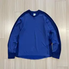 ネイビー 長袖カットソー