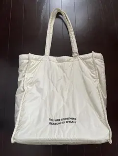 LOWRYSFARM 撥水イロイロトートバッグ アイボリー 推しトート