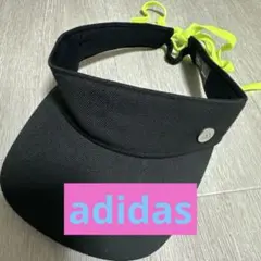 adidas アディダス サンバイザー 黒 ブラック