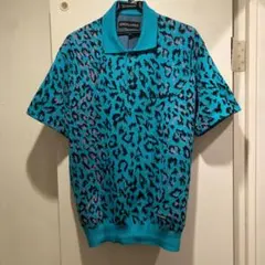 本日価格！ワコマリア　レオパード　ポロシャツ