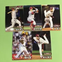 2025 カルビープロ野球カード 楽天イーグルス　ノーマルカード５枚セット