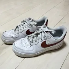 Nike Air Force 1 ホワイト/レッド サイズ24cm