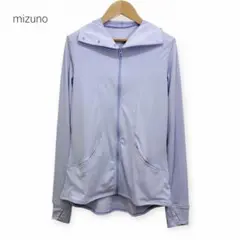 mizuno 着る木陰 日焼け防止 UVカット フルジップ パーカー 指穴 Mのサムネイル