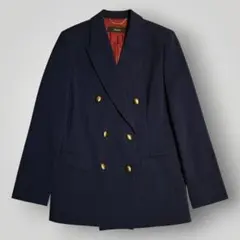 ​【2023年新作】極美品 アルアバイル 金ボタン ダブル 紺ブレ M