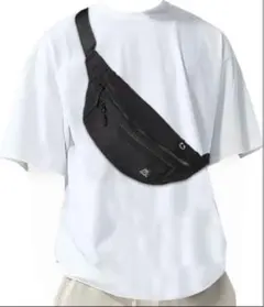ショルダーバッグ メンズ レディース ボディバッグ 黒 ウエストポーチ カバン