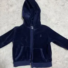 Ralph Lauren ベロアパーカー パンツ セットアップ ネイビー