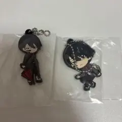 無陀野無人 桃源暗鬼 ラバーストラップ ガチャ 2点セット キーホルダー