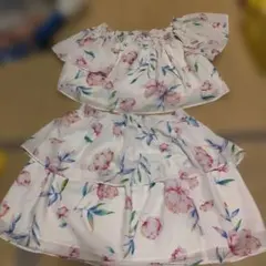 新品 michellMacaron セットアップ 花柄 Sのサムネイル