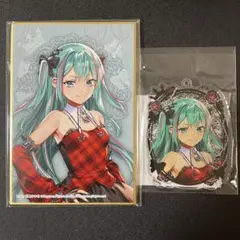 初音ミク 楽天コレクション カード色紙 アクキー set