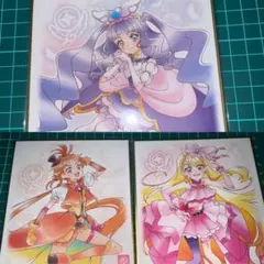 プリキュア　色紙ART 7 キュアウィング　キュアバタフライ　キュアマジェスティ