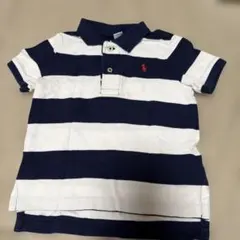 Ralph Lauren ネイビー/ホワイト ポロシャツ ボーダー