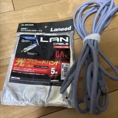 ELECOM LANケーブル 5m Cat6A ブルーのサムネイル