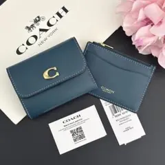 ★希少！新品 COACH コーチ 折り財布 三つ折り財布 百貨店モデル