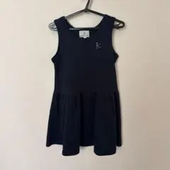 KUMIKYOKU ネイビー ノースリーブワンピース 120