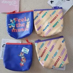 4個セット　ディズニーキャラクター ポーチセット