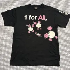バボちゃん　DESCENTE 1 for All Tシャツ ブラック　バレーのサムネイル