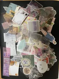 フレークシール　紙物　おすそ分け
