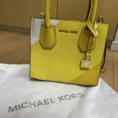 MICHAEL KORS イエローショルダーバッグ
