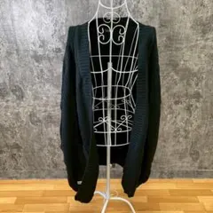 NieR CLOTHING【L】ドロップショルダー カーディガン/ケーブルニットのサムネイル