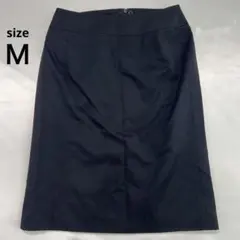 【美品】NATURAL BEAUTY BASIC ブラックタイトスカート M