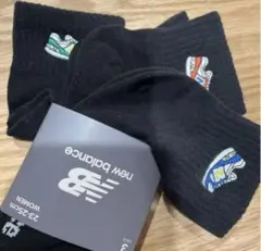 ニューバランス　ソックス　黒　靴下　3点セットレディース