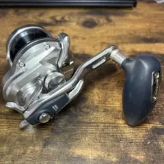 シマノ 11オシアジガー1501HG 夢屋T型パワーハンドルノブ付き - メルカリ