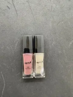 ageha ネイルカラー 2本セット ピンク ベージュ