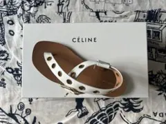 CÉLINE ホワイト レザー サンダルのサムネイル