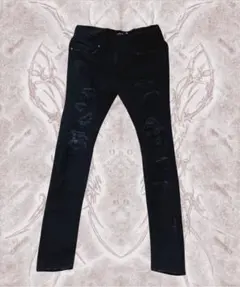 2026年最新】CIVARIZE デニムカラー：ブラック メンズ スキニーデニム