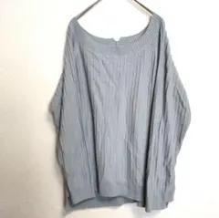 【COMME CA ISM】長袖 カットソー(7号)薄手ニット トップス