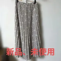 earth music&ecology 花柄プリーツスカート F