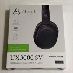 final UX3000 SV ワイヤレスヘッドフォン ブラック 新品未開封