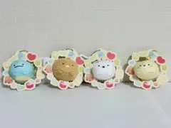 すみっコぐらし ゆらゆらフレーム マスコット ストラップ 4個セット