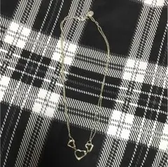 ハート型シルバーネックレス