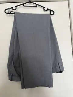 グレー ストライプ スラックス