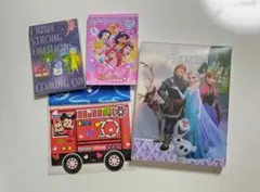 ディズニー　メモ帳　ふせん　ケースセット
