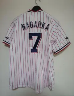 東京ヤクルト 長岡秀樹 90年代復刻ユニホーム - メルカリ