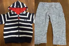 再値下げ！プチバトー 24m パーカー＆パンツセットのサムネイル