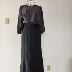 美品　秋服レディース5分７分袖　フリーサイズ