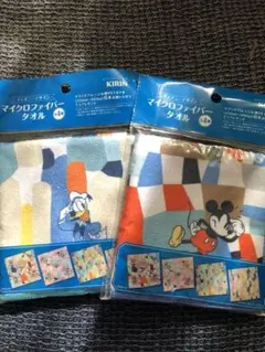 KIRIN ディズニーデザイン マイクロファイバー タオル 2種