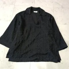 HARE ハレ　総レースブラウス　プルオーバー　カットソー　ウォッシャブル