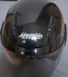 Marushin M-520 セミジェットフルフェイス ヘルメット ブラックのサムネイル