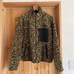 BEAMS HEART レオパード柄ボアジャケット　Sサイズ