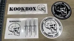 ステッカー KOOK BOX 白・黒 セット ジョエル・チューダー②
