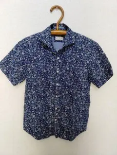 ナノ・ユニバース　メンズシャツ　Mサイズ　小花柄