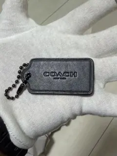 COACH コーチ レザー チャーム ブラックのサムネイル