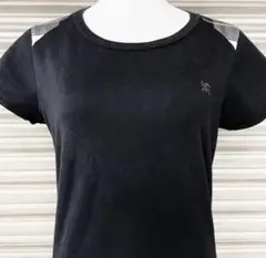 BURBERRYバーバリー ノバチェック ロゴ 刺繍 Tシャツ 38