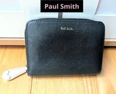 ポールスミス（Paul Smith）ハートプル 二つ折り財布　黒