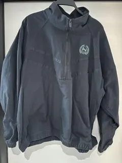 Nike ナイロンジャケット ブラック ハーフジップ